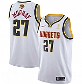 Men's Denver Nuggets #27 Jamal Murray White 2023 Finals Association Edition Stitched Basketball Jersey,baseball caps,new era cap wholesale,wholesale hats
